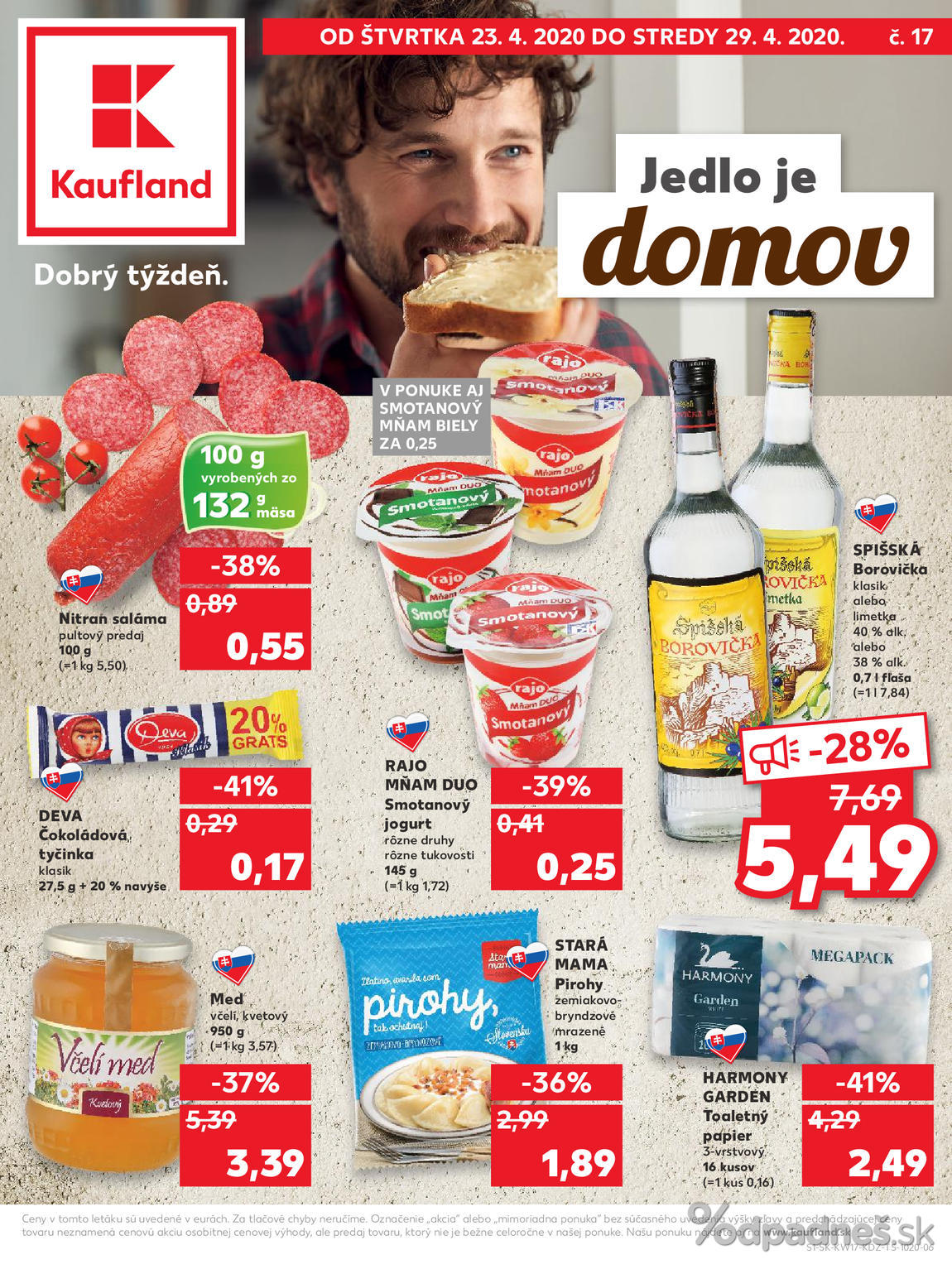 1. stránka Kaufland letáku