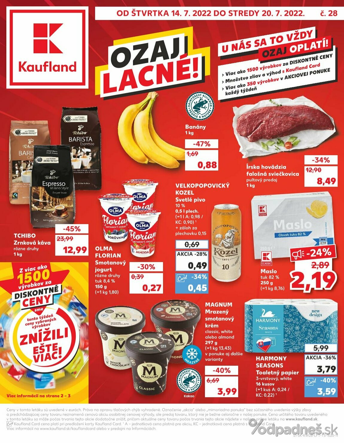 1. stránka Kaufland letáku