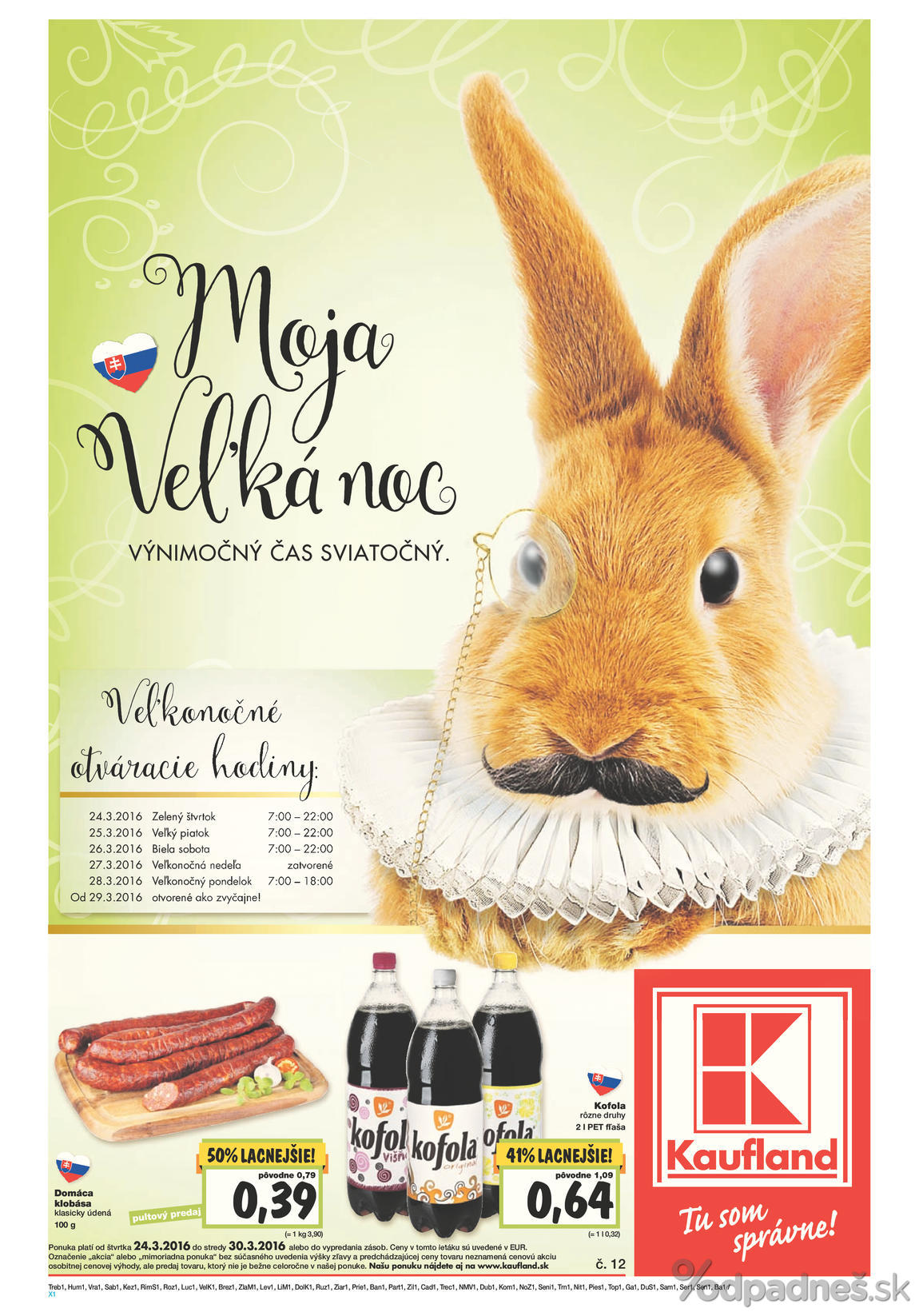 1. stránka Kaufland letáku