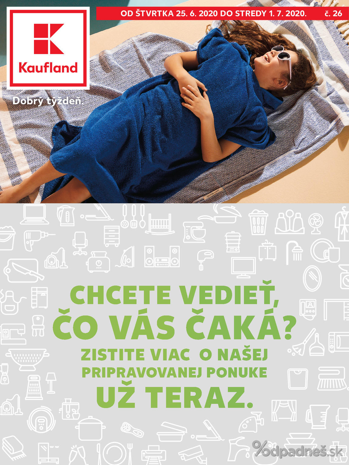 1. stránka Kaufland letáku