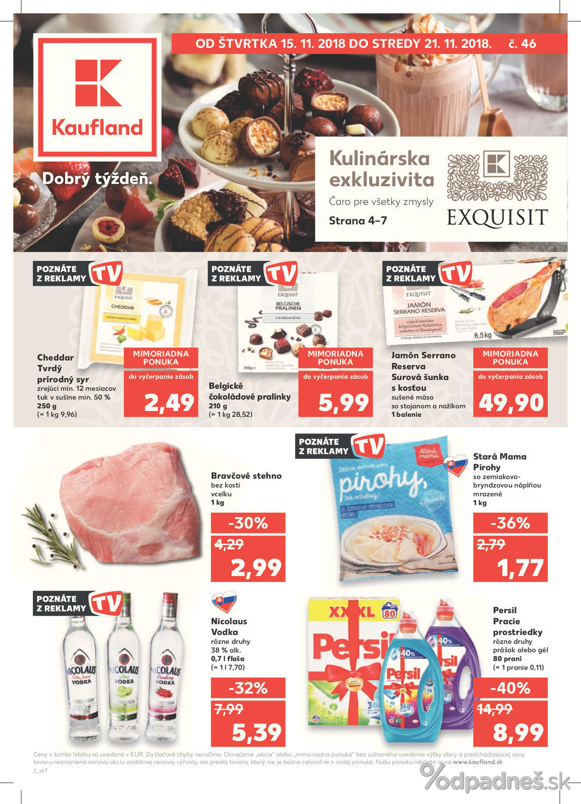 1. stránka Kaufland letáku