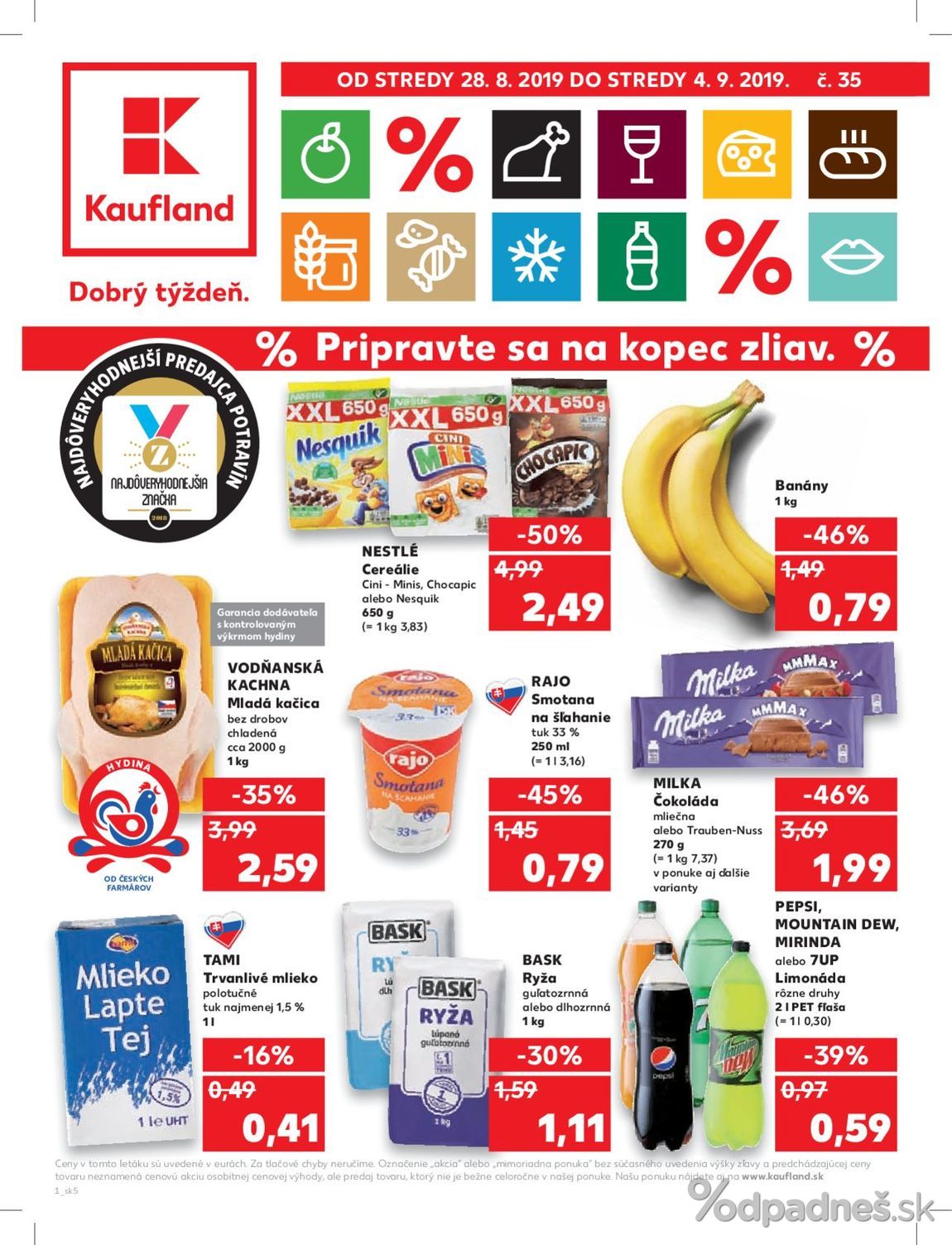 1. stránka Kaufland letáku