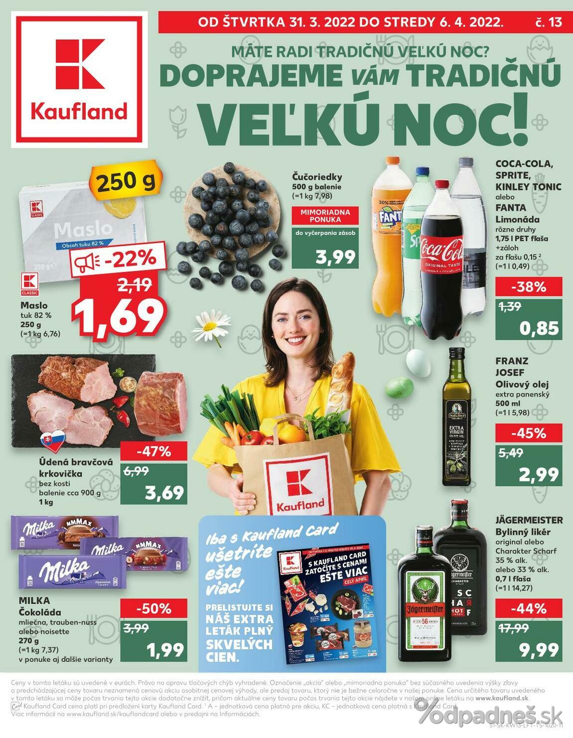 1. stránka Kaufland letáku