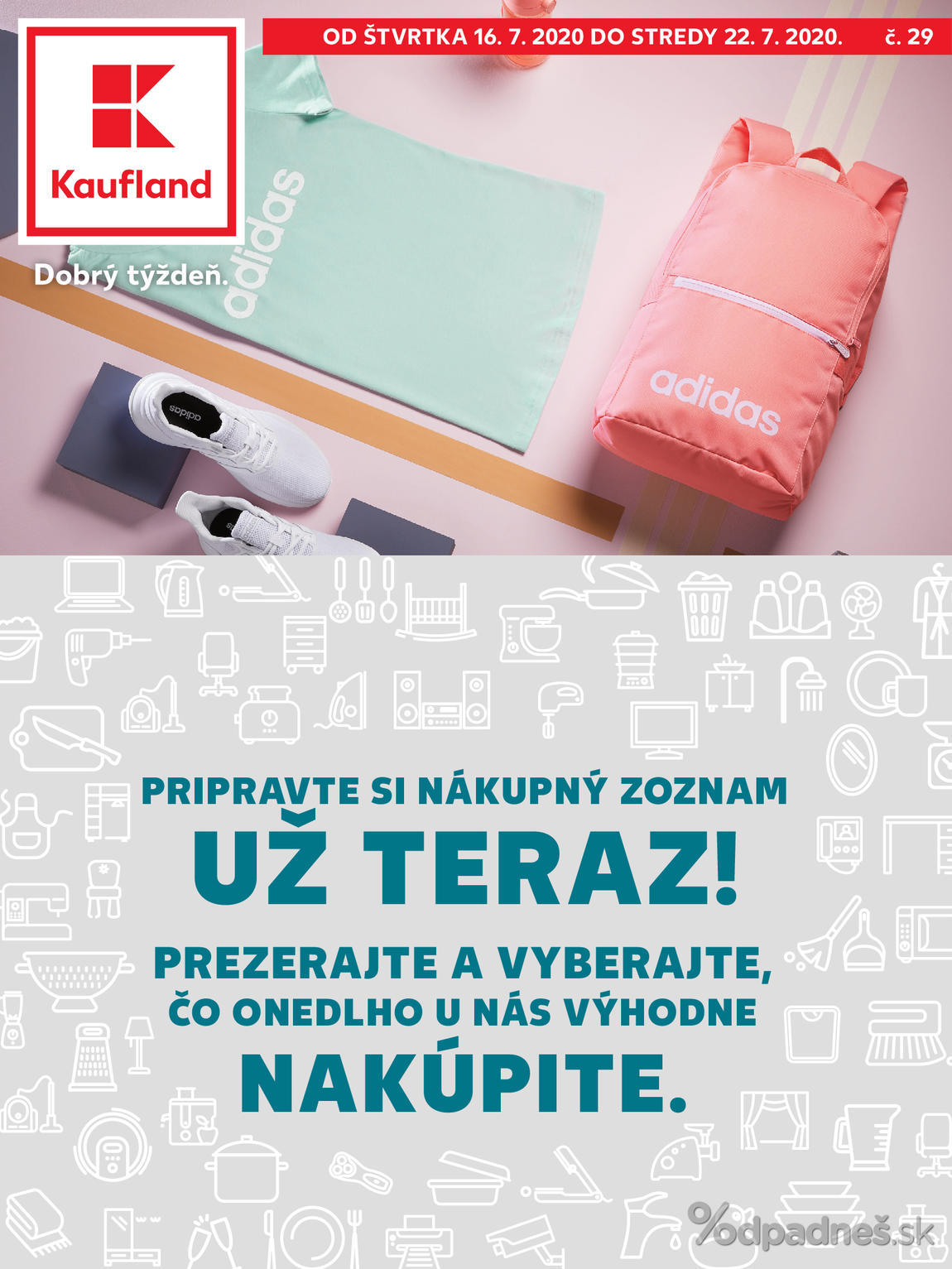 1. stránka Kaufland letáku