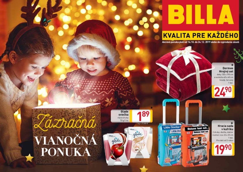 1. stránka Billa letáku