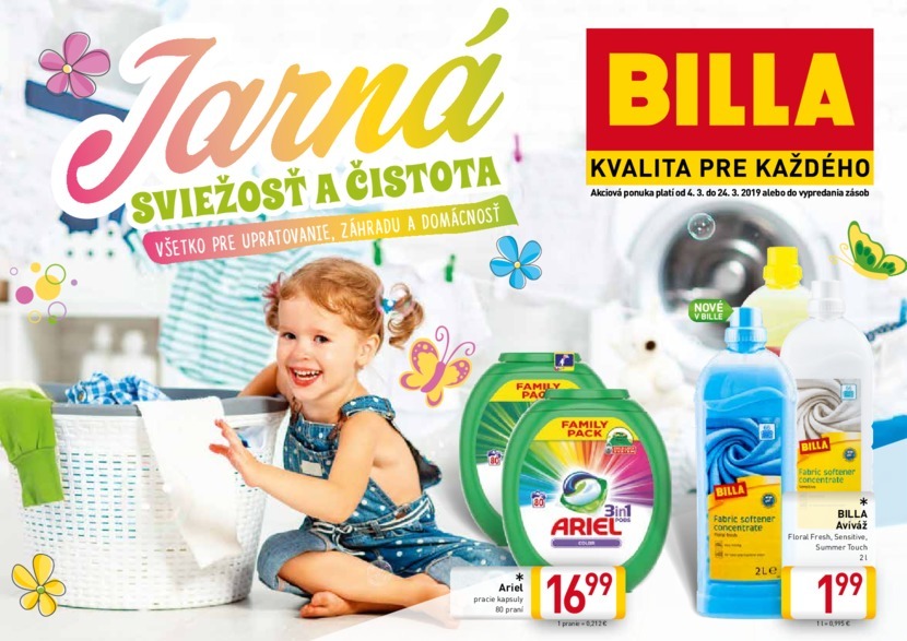 1. stránka Billa letáku