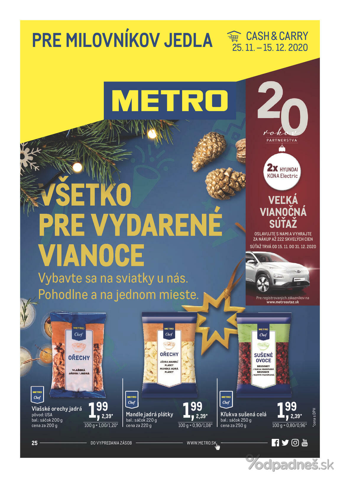 1. stránka Metro letáku
