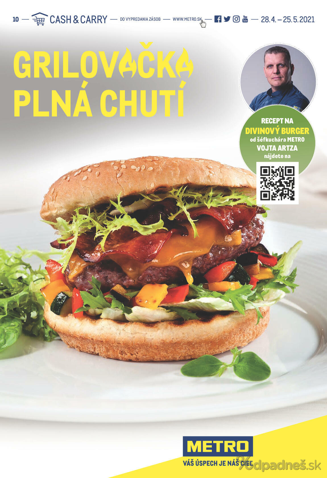 1. stránka Metro letáku