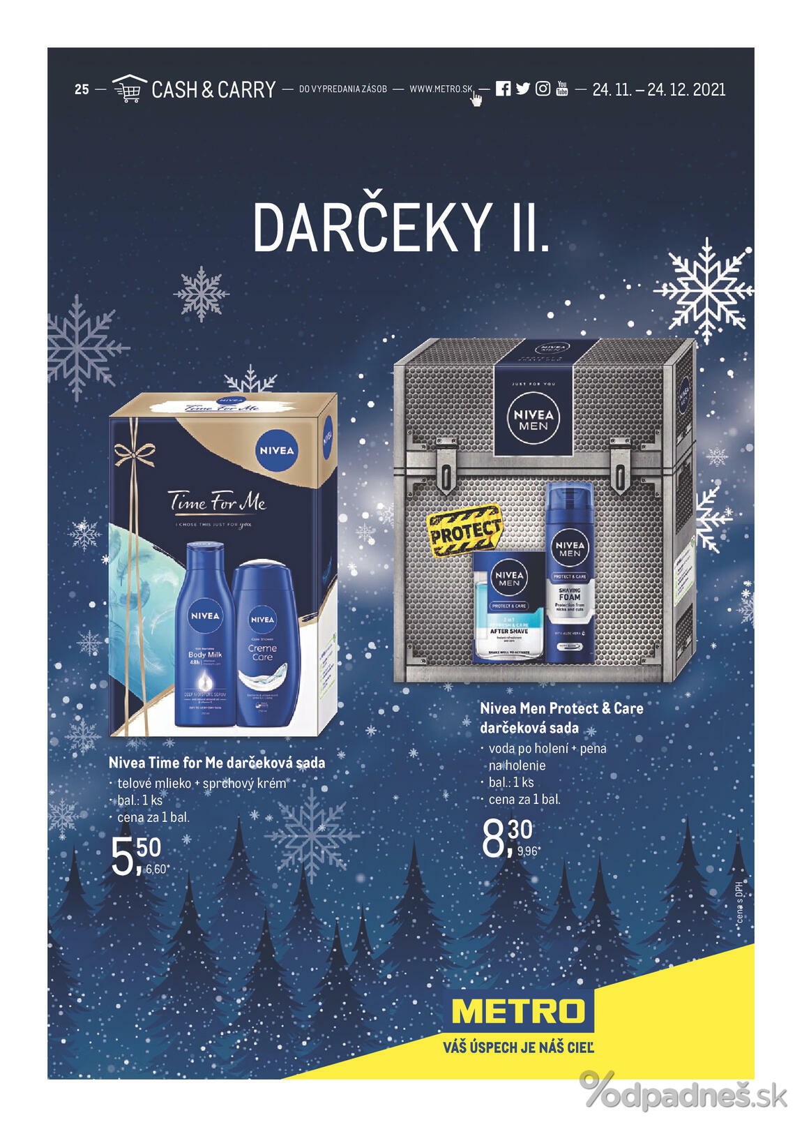 1. stránka Metro letáku