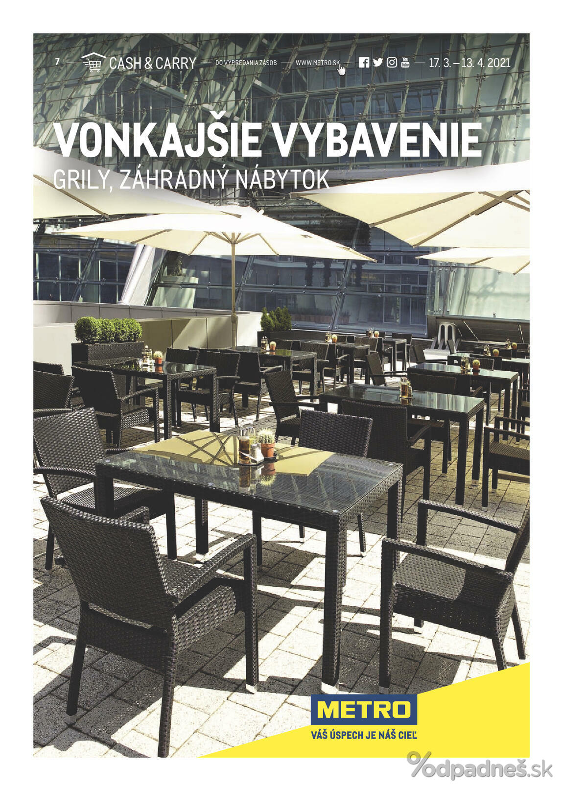 1. stránka Metro letáku