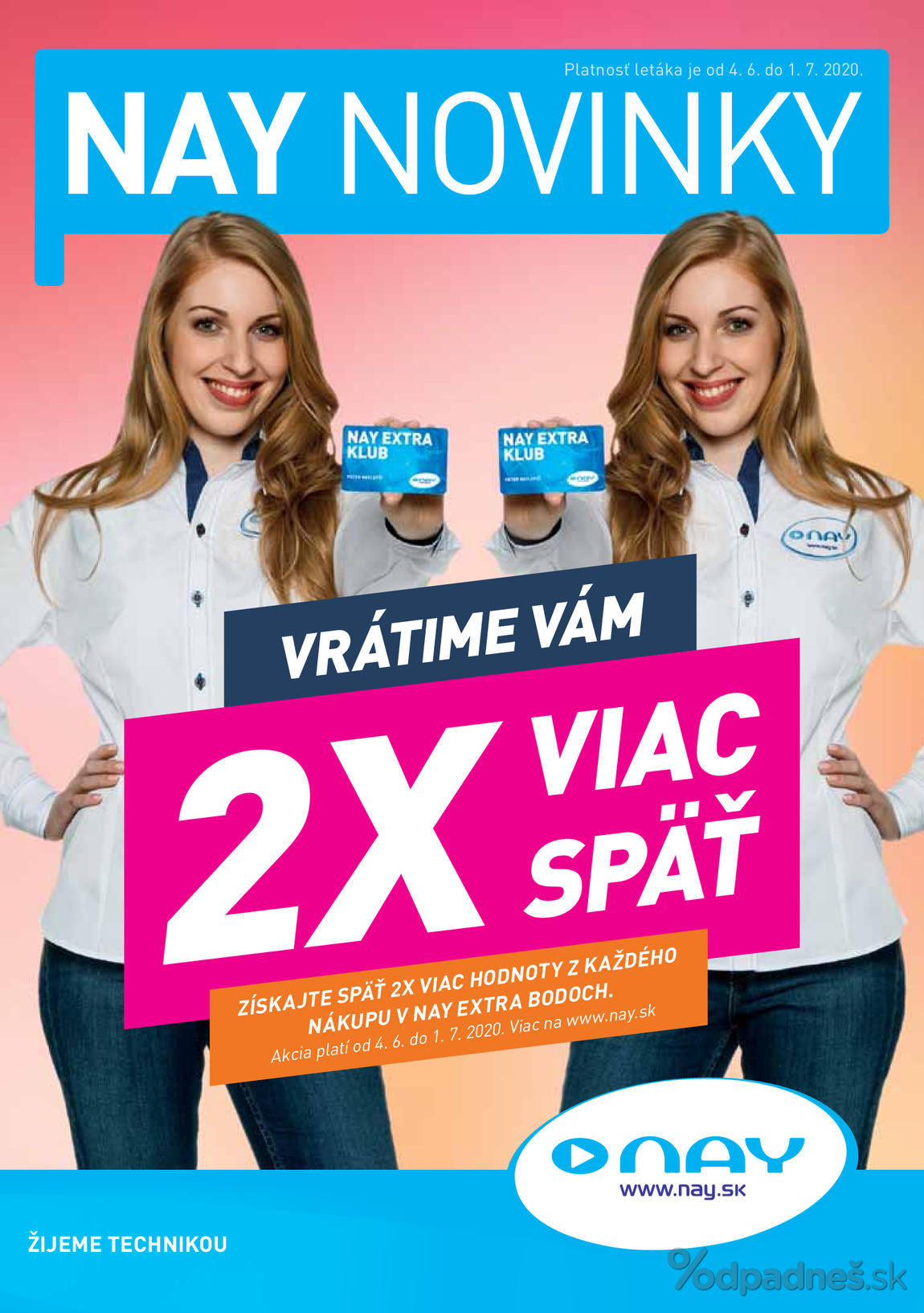 1. stránka NAY Elektrodom letáku