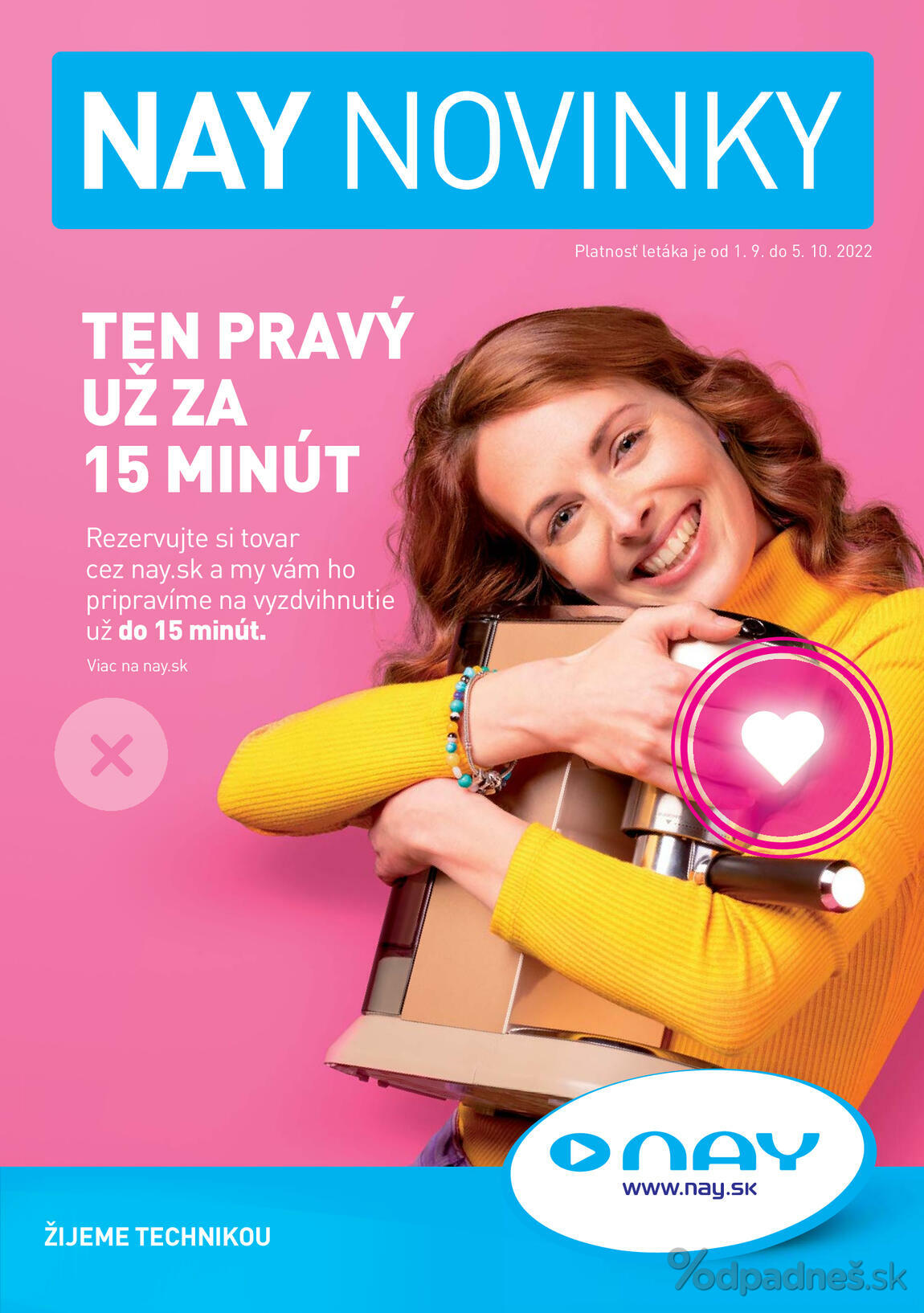 1. stránka NAY Elektrodom letáku