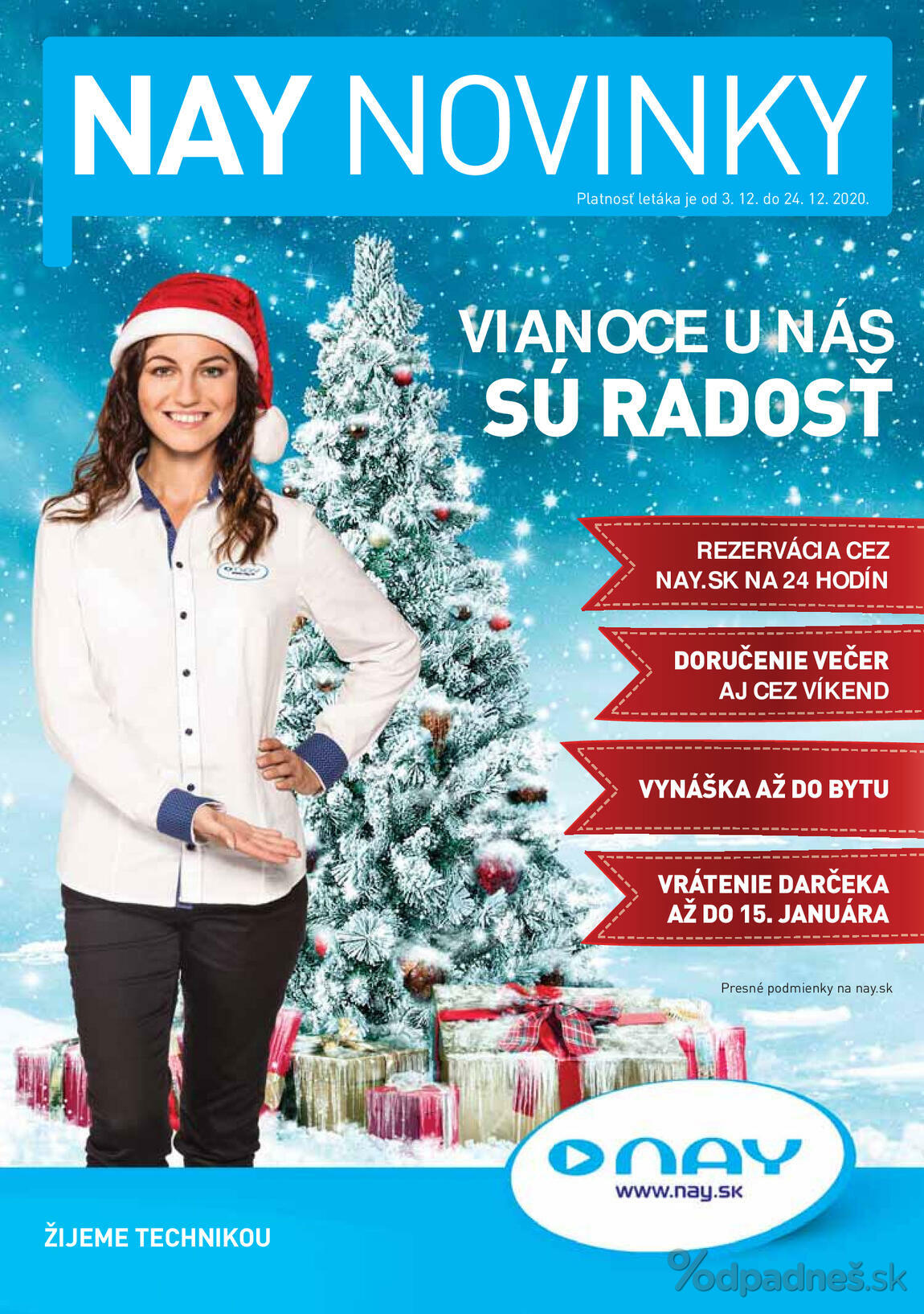 1. stránka NAY Elektrodom letáku