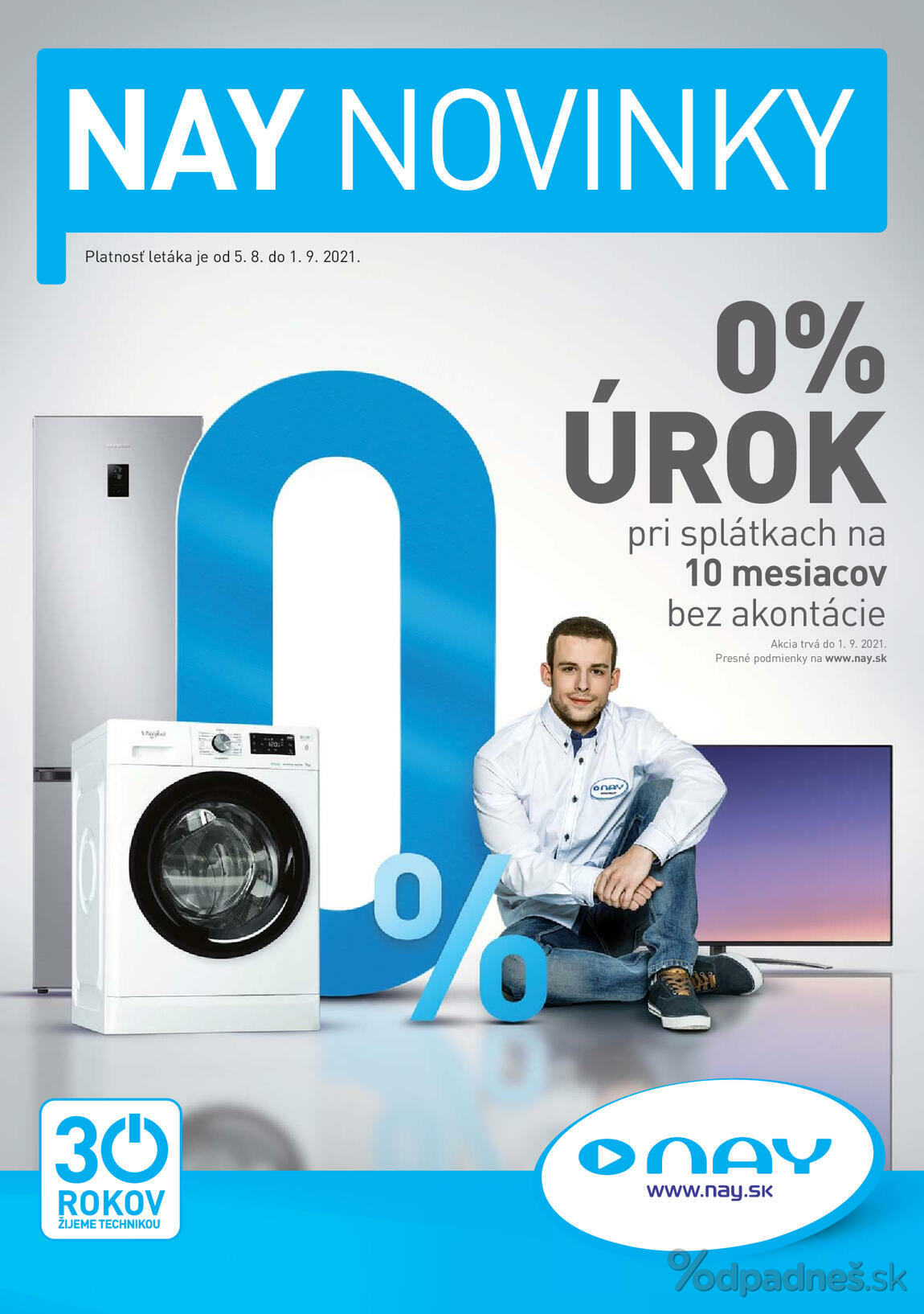 1. stránka NAY Elektrodom letáku
