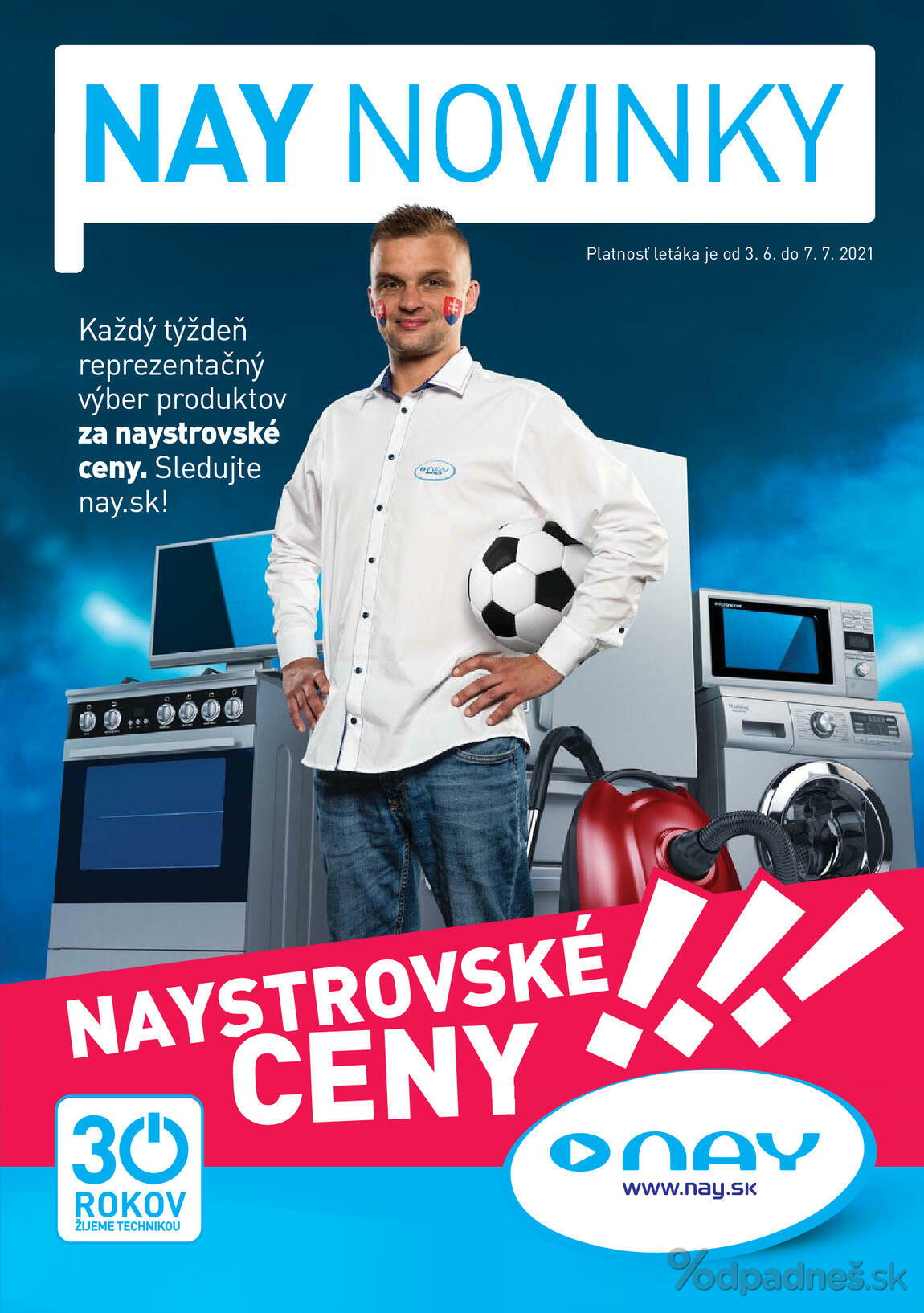 1. stránka NAY Elektrodom letáku