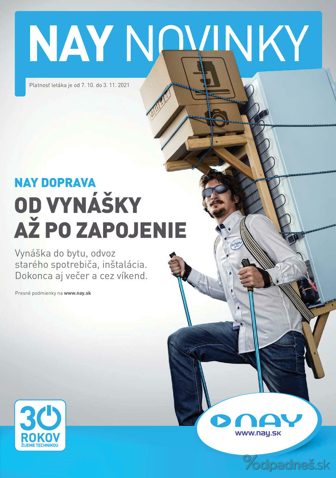 1. stránka NAY Elektrodom letáku