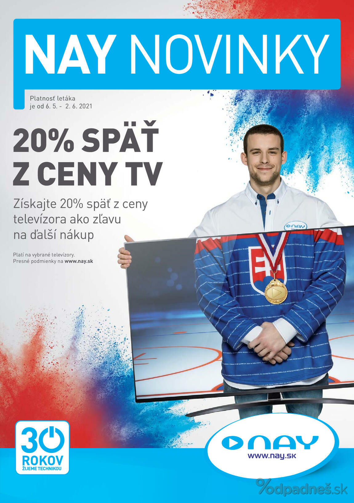 1. stránka NAY Elektrodom letáku