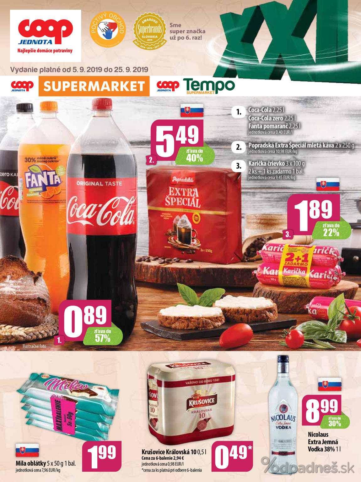 1. stránka Carrefour letáku