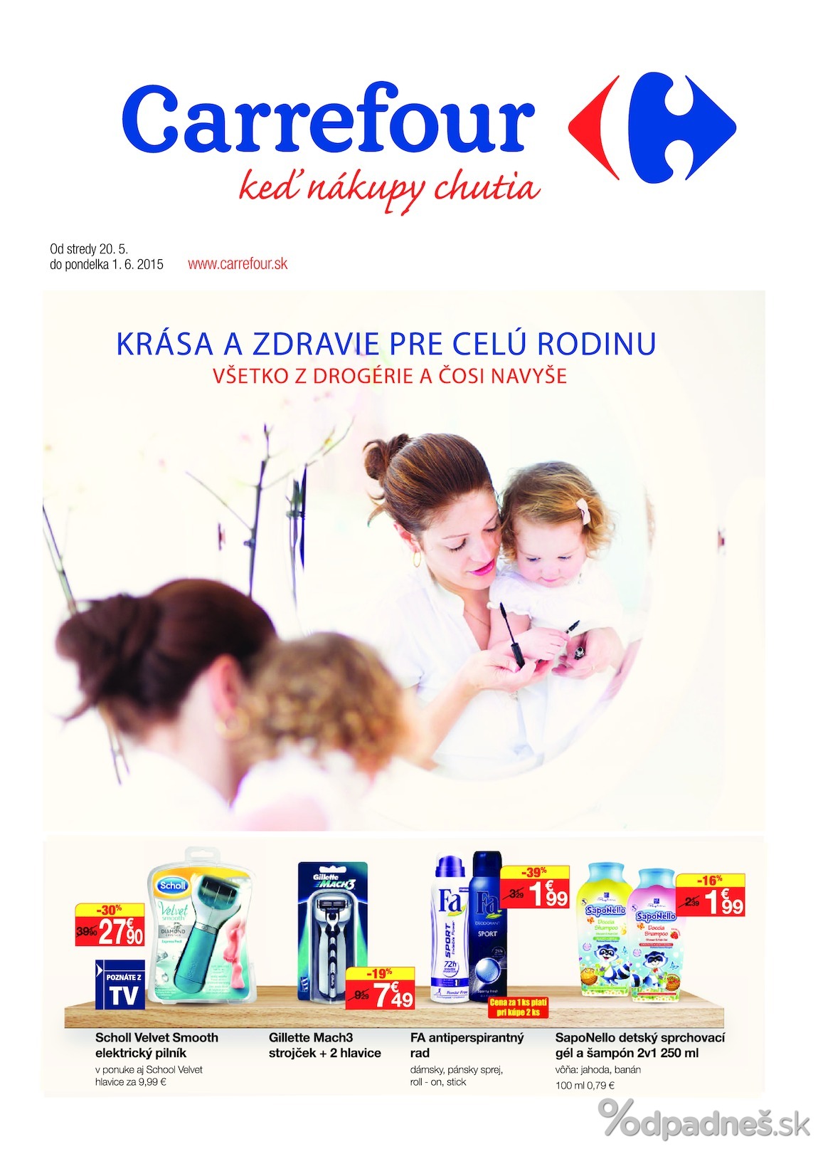 1. stránka Carrefour letáku