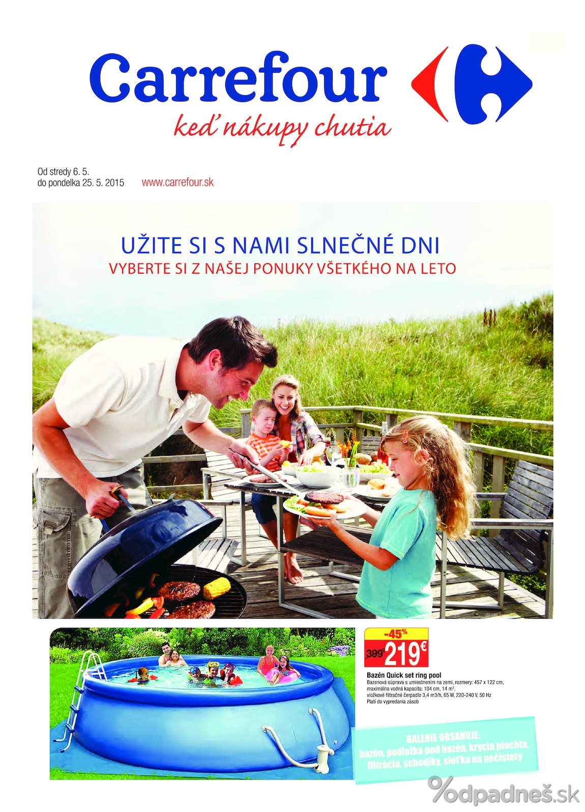 1. stránka Carrefour letáku