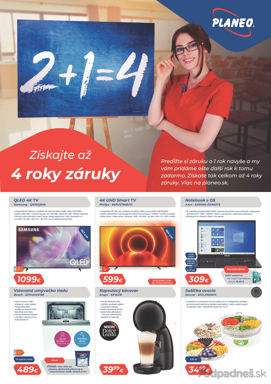 1. stránka Planeo Elektro letáku