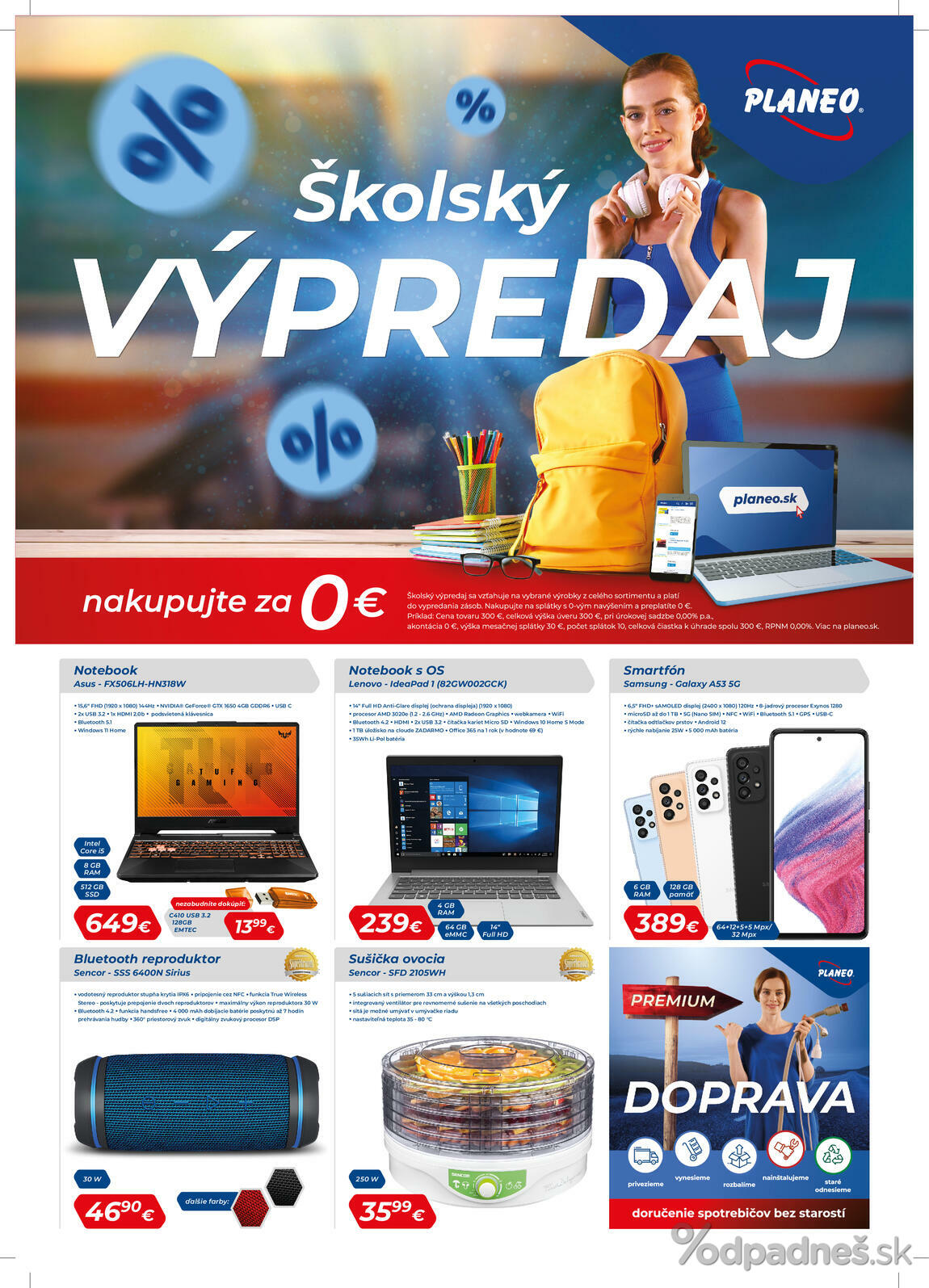 1. stránka Planeo Elektro letáku