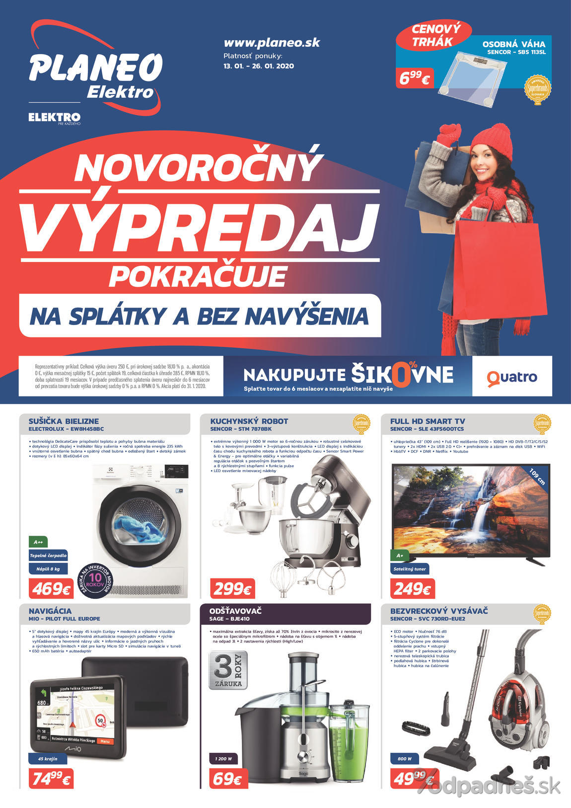 1. stránka Planeo Elektro letáku