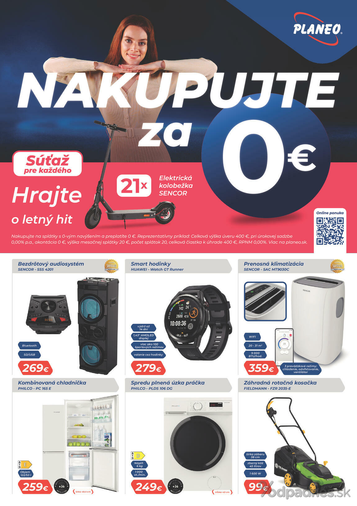 1. stránka Planeo Elektro letáku