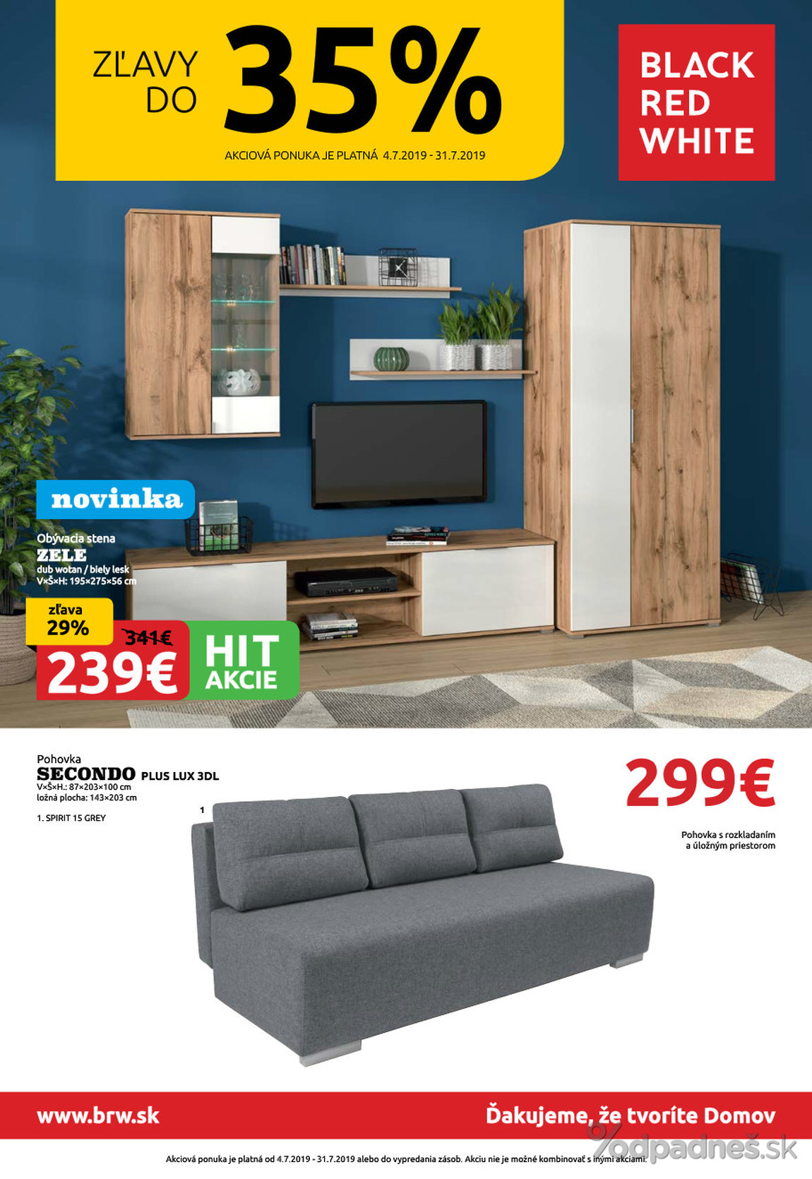 1. stránka Black Red White letáku