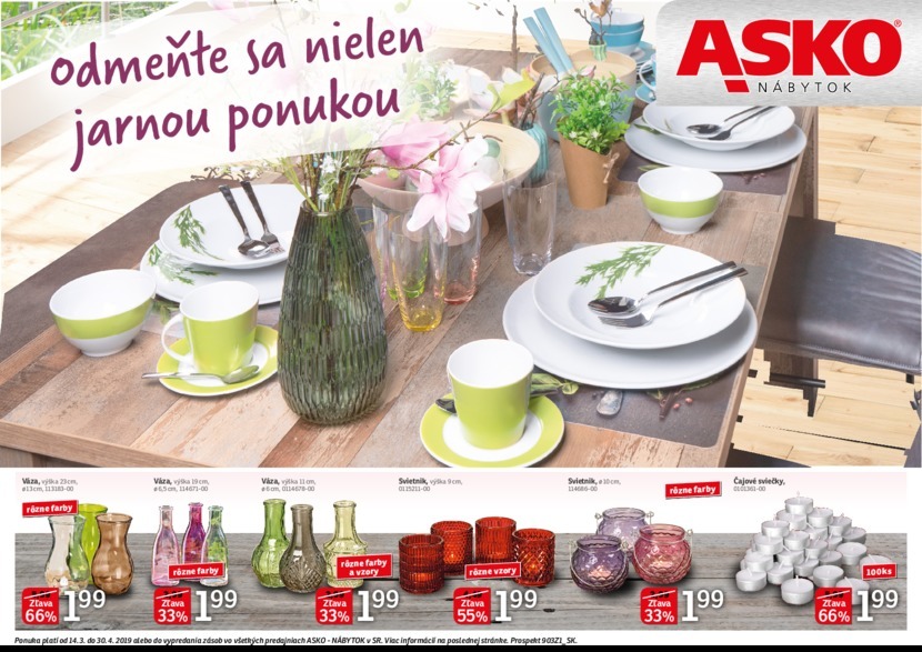1. stránka Asko nábytok letáku