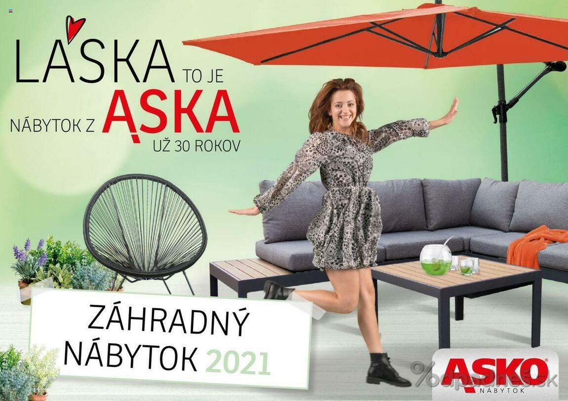 1. stránka Asko nábytok letáku
