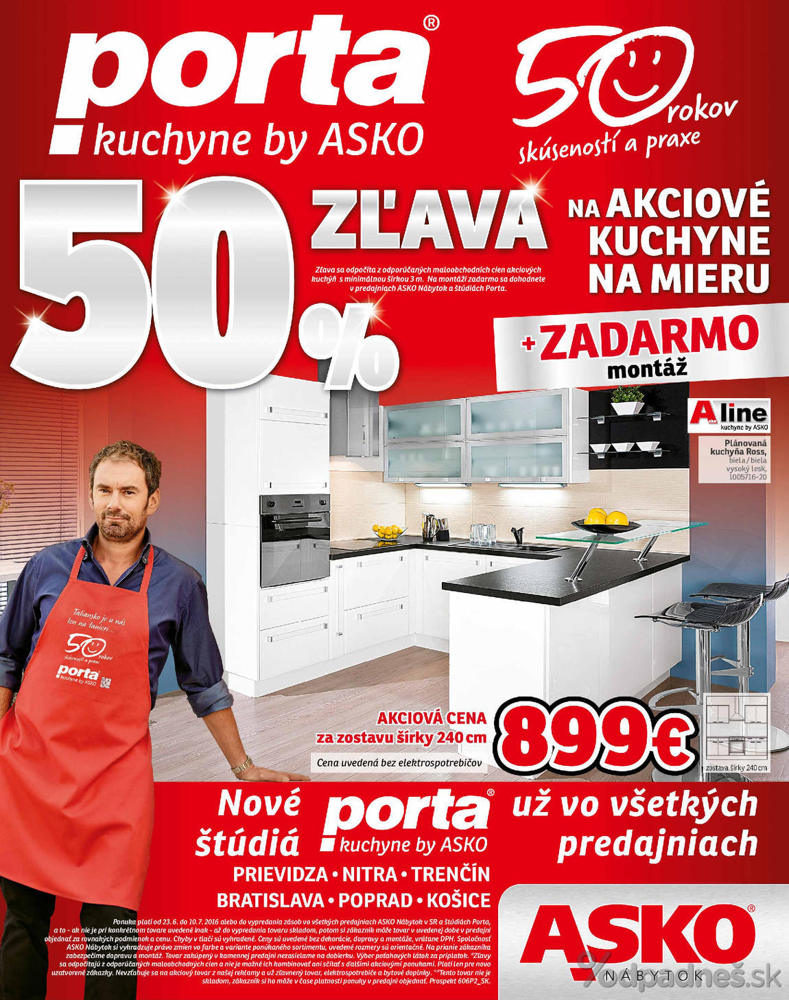 1. stránka Asko nábytok letáku