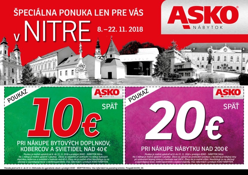 1. stránka Asko nábytok letáku