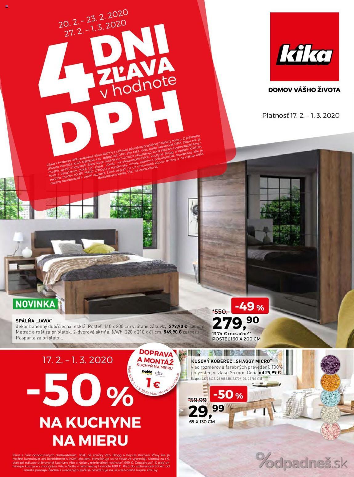 1. stránka Kika letáku