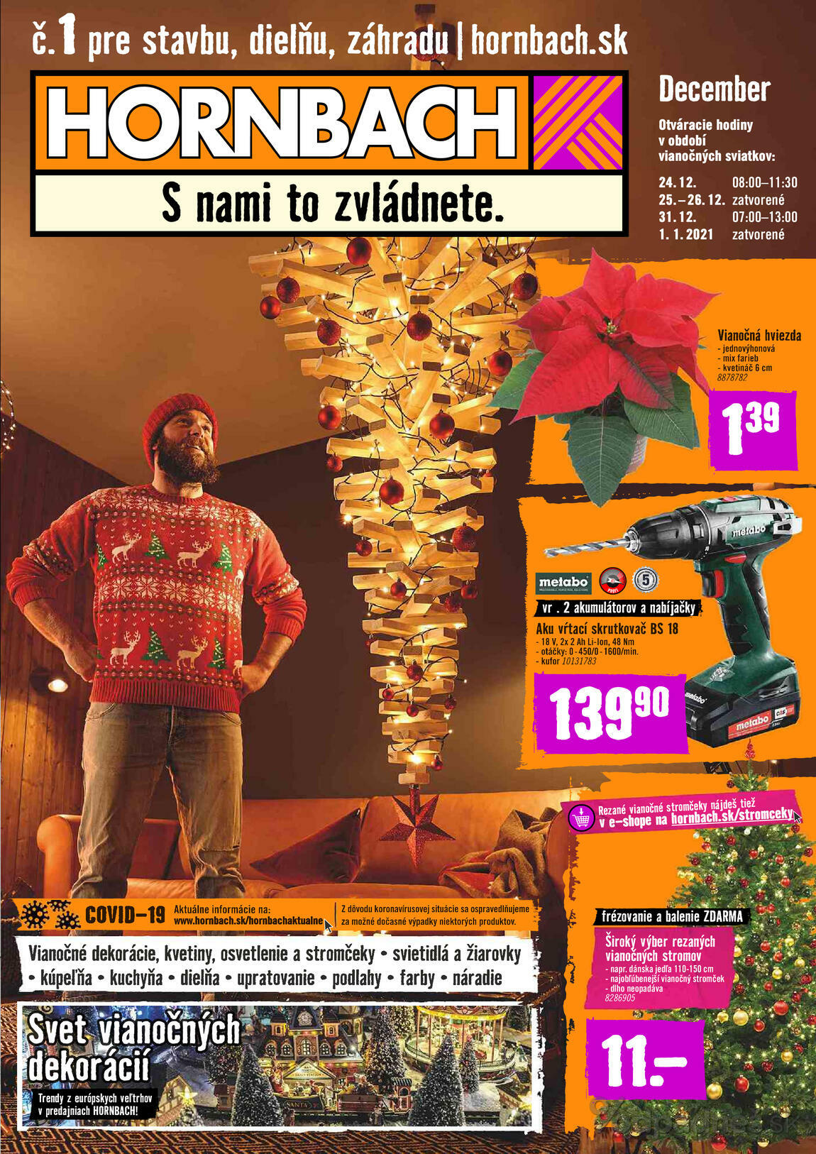 1. stránka Hornbach letáku