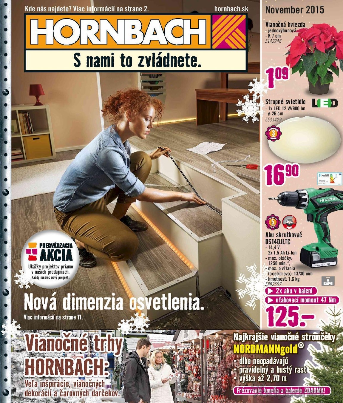 1. stránka Hornbach letáku