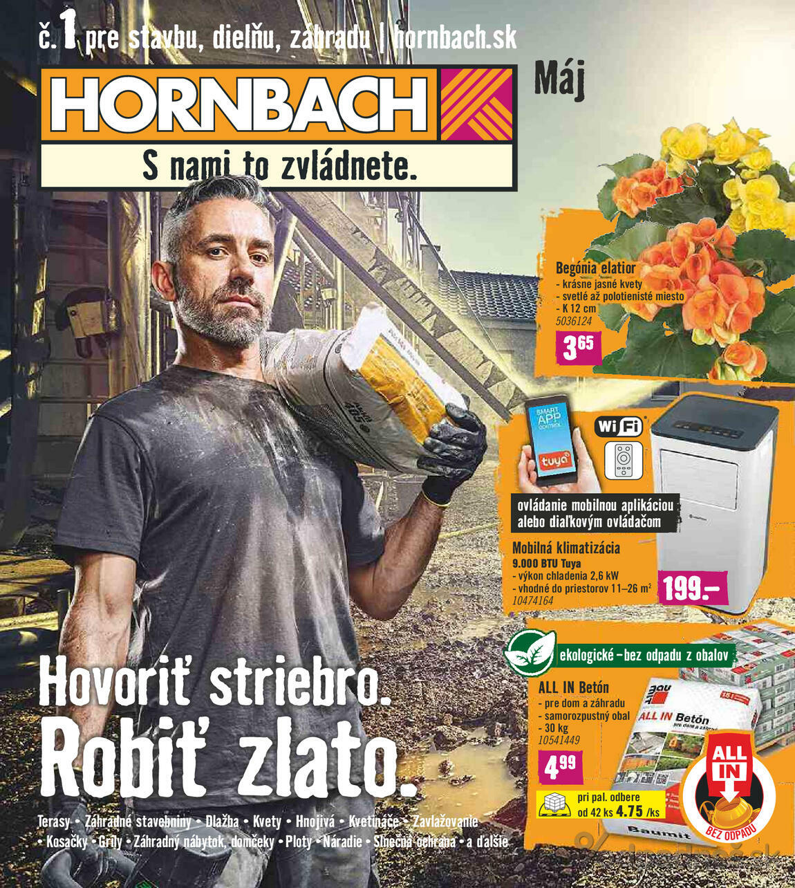 1. stránka Hornbach letáku