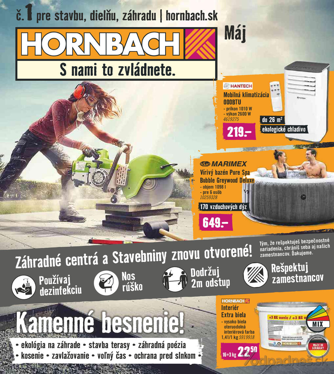 1. stránka Hornbach letáku