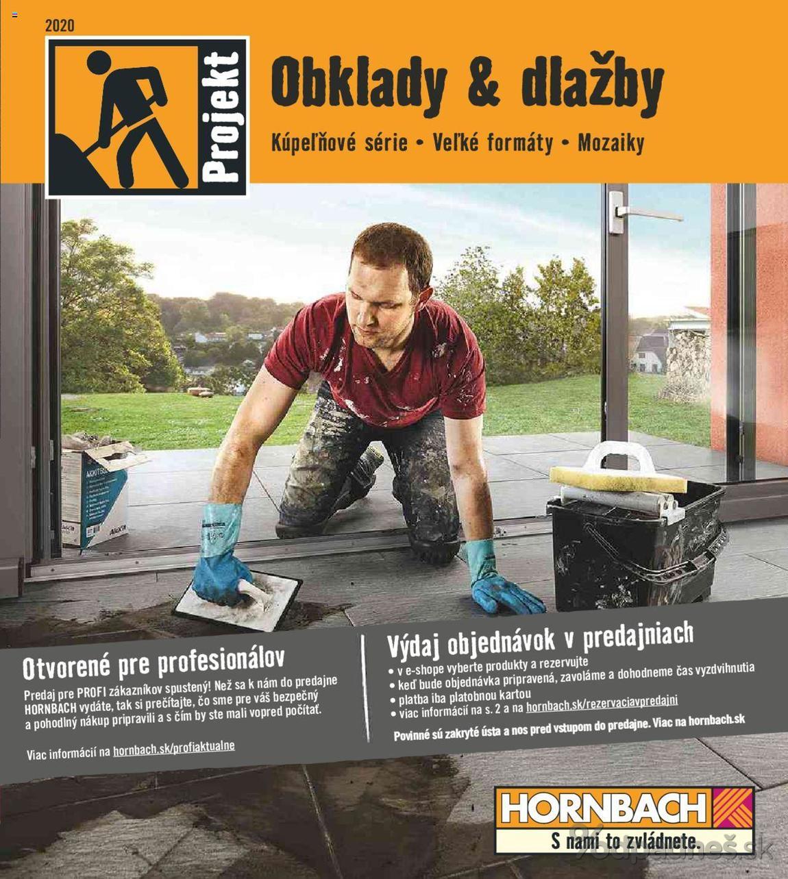 1. stránka Hornbach letáku