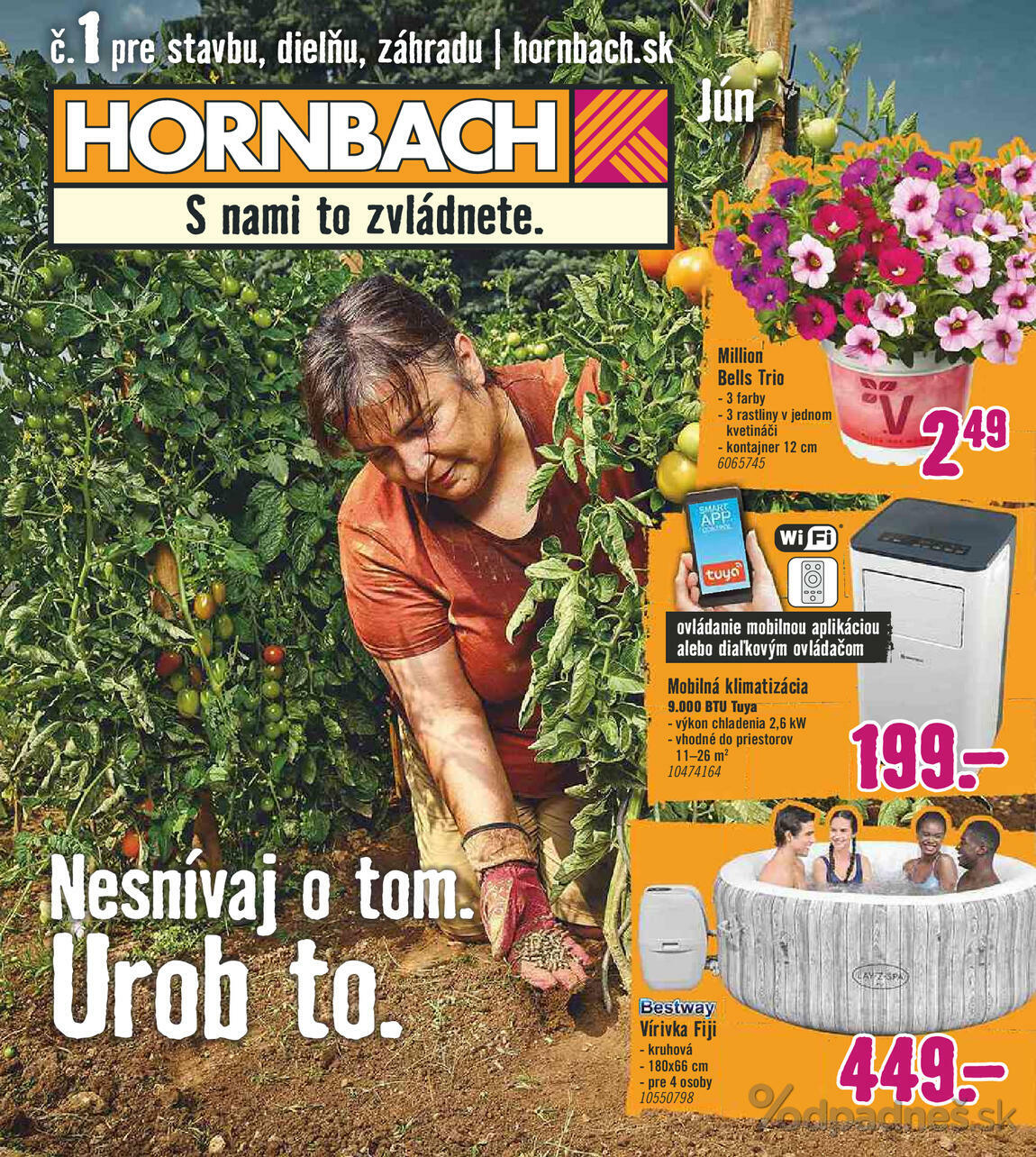 1. stránka Hornbach letáku
