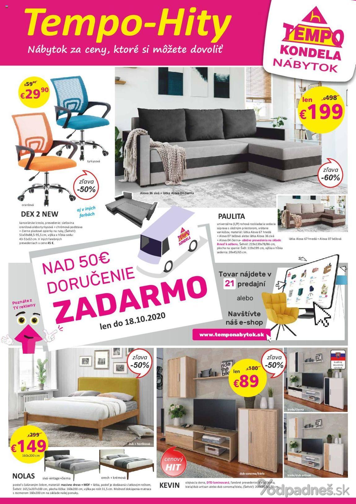 1. stránka Kondela letáku