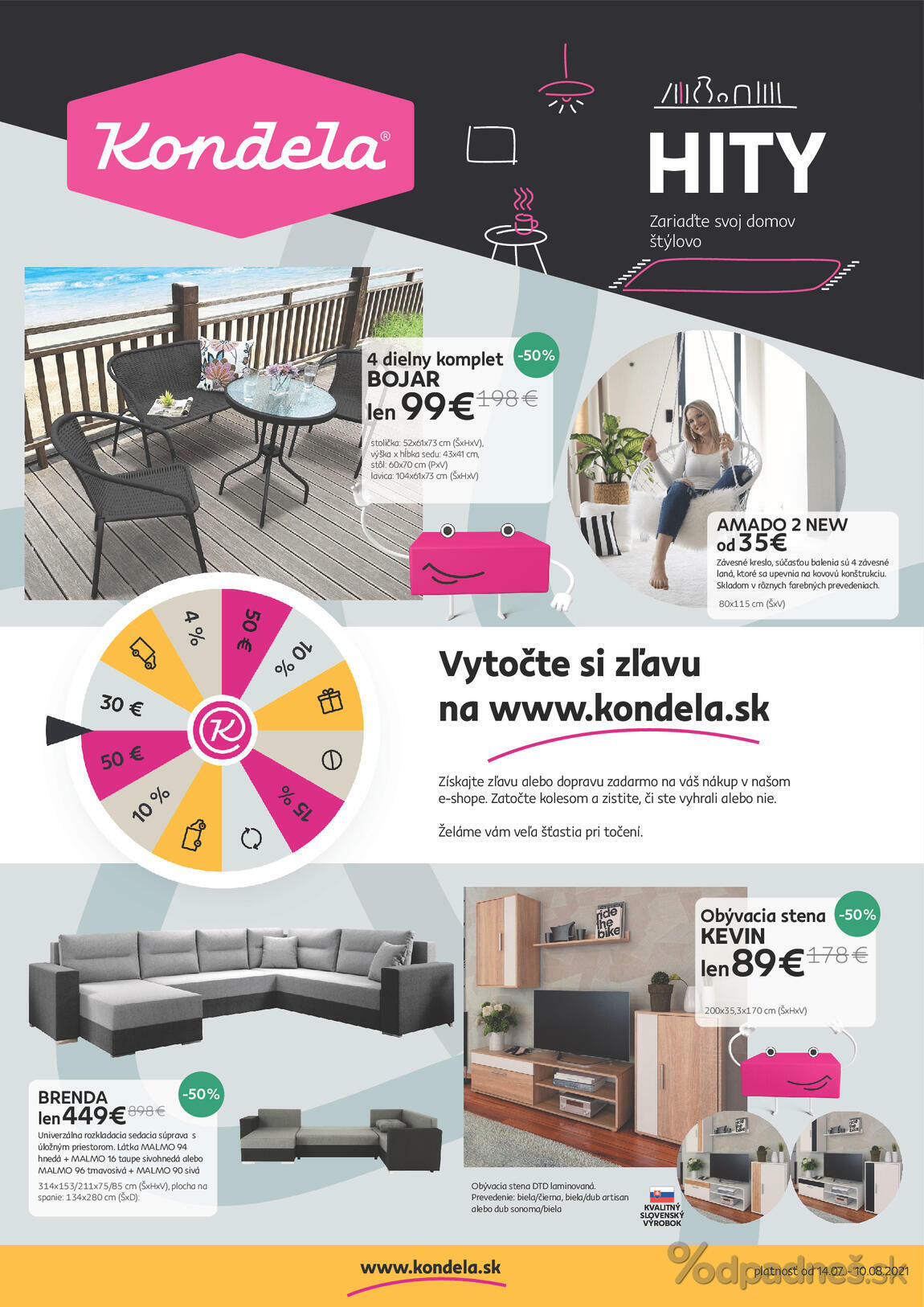 1. stránka Kondela letáku