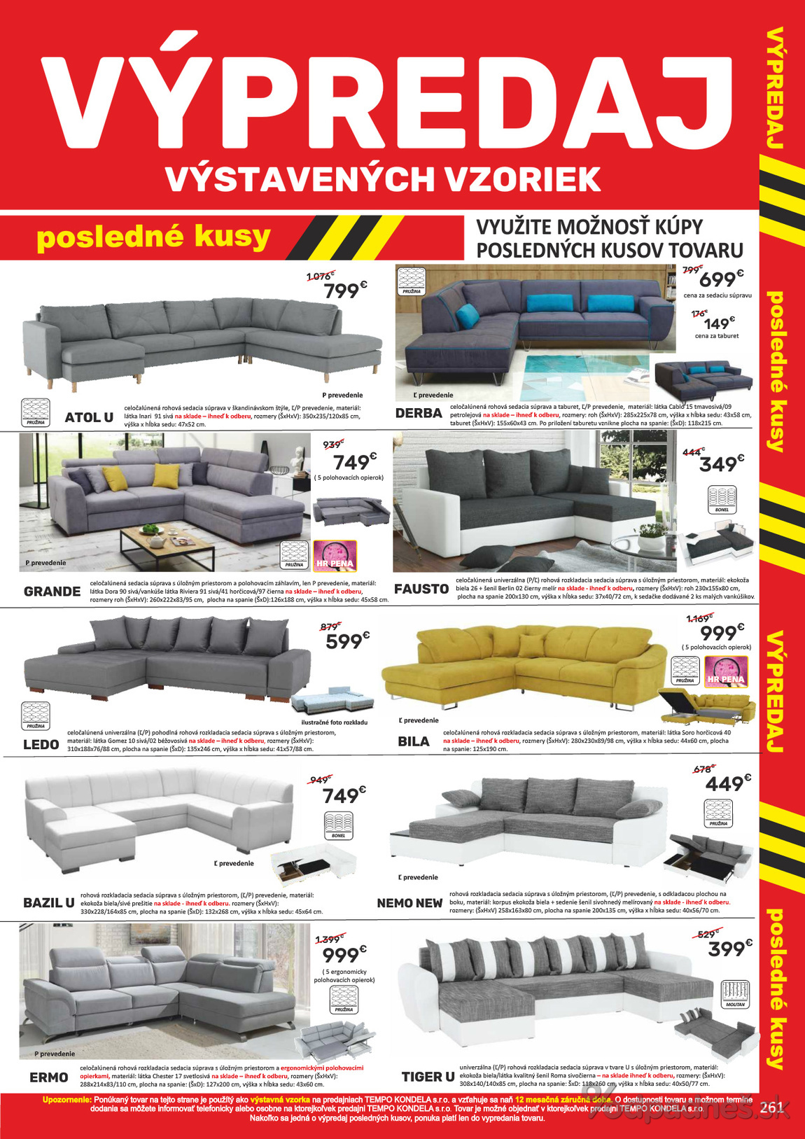 1. stránka Kondela letáku