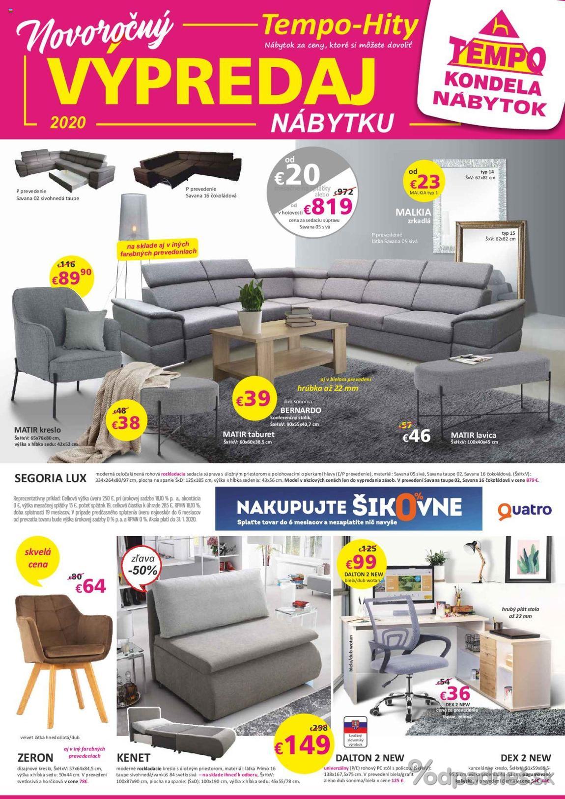 1. stránka Kondela letáku