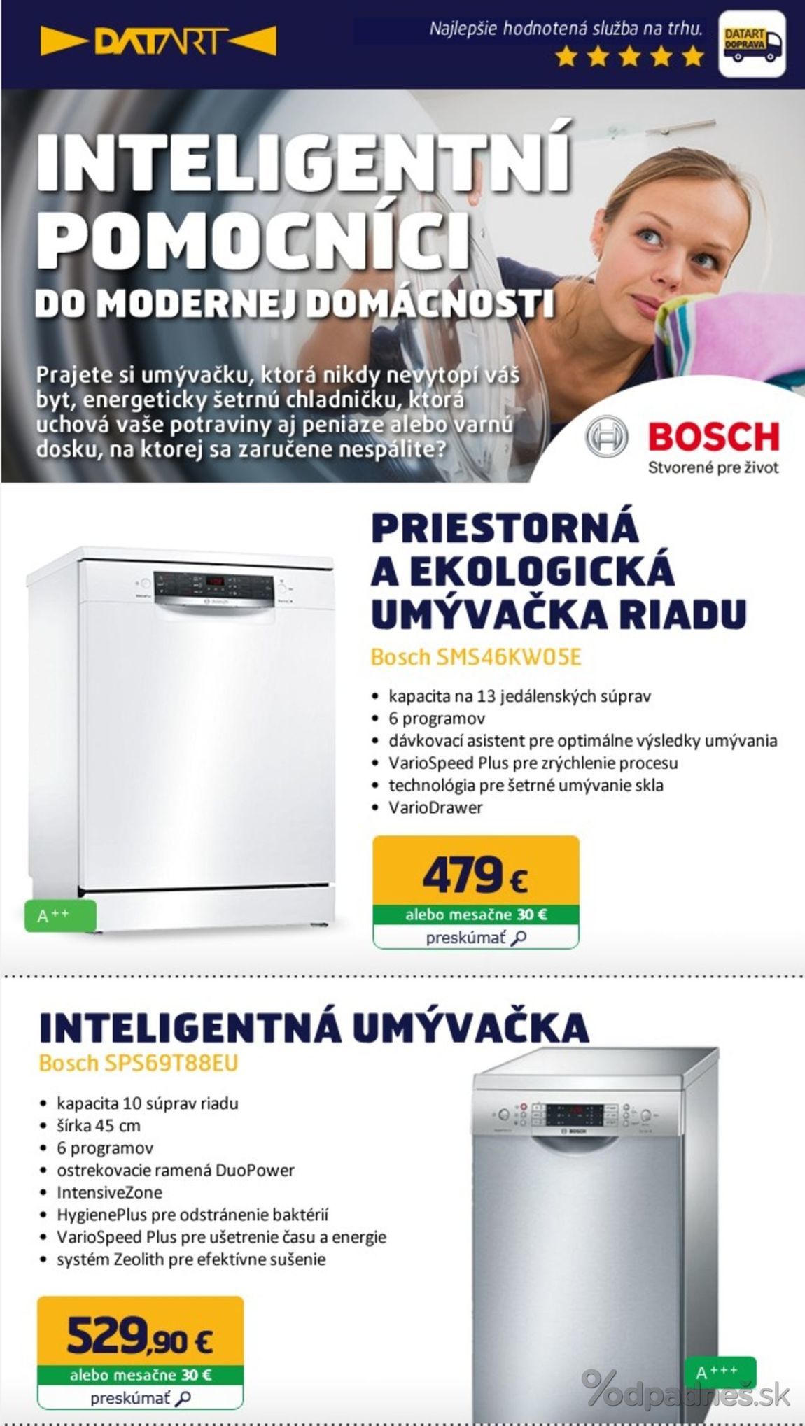1. stránka Datart letáku