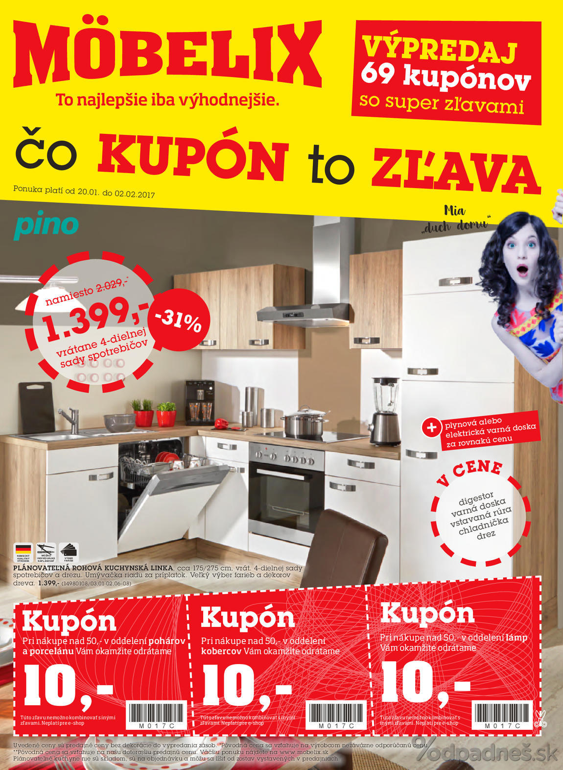 1. stránka Mobelix letáku