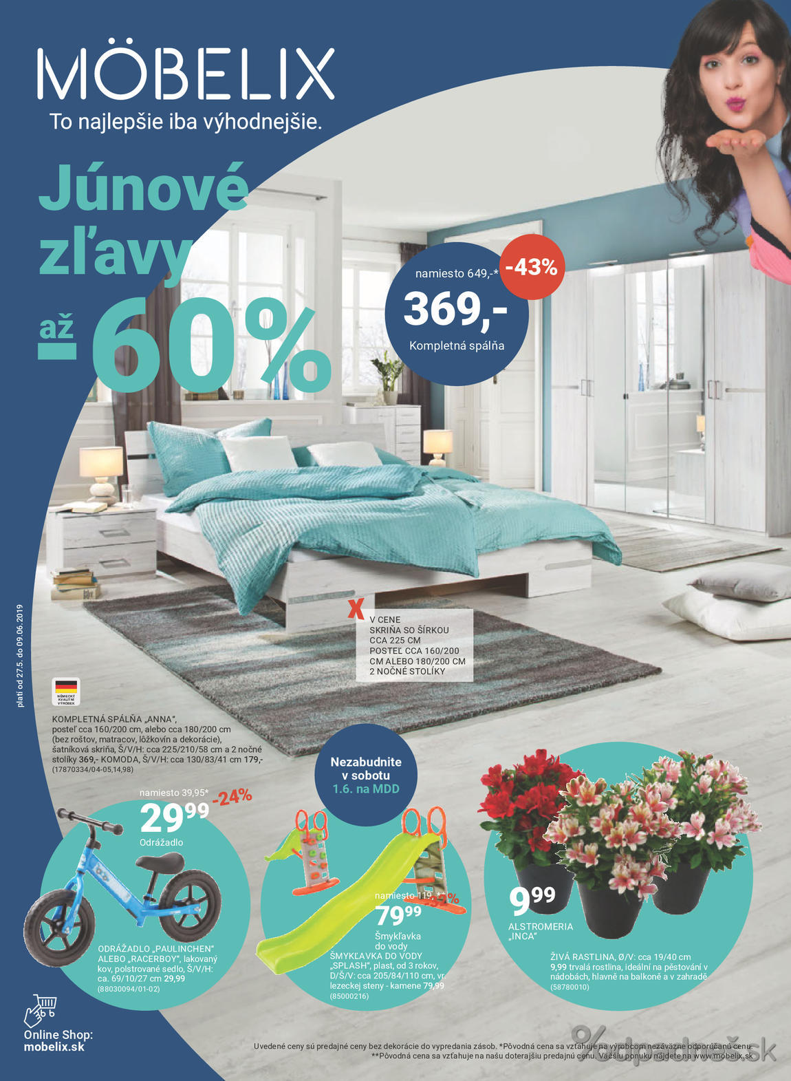 1. stránka Mobelix letáku