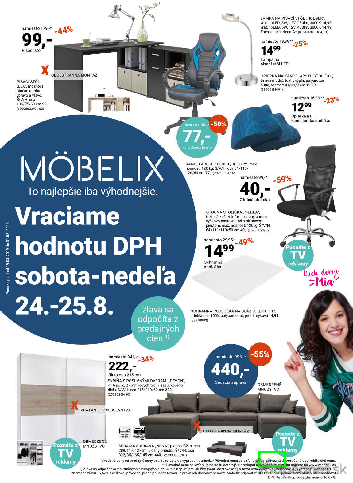 1. stránka Mobelix letáku