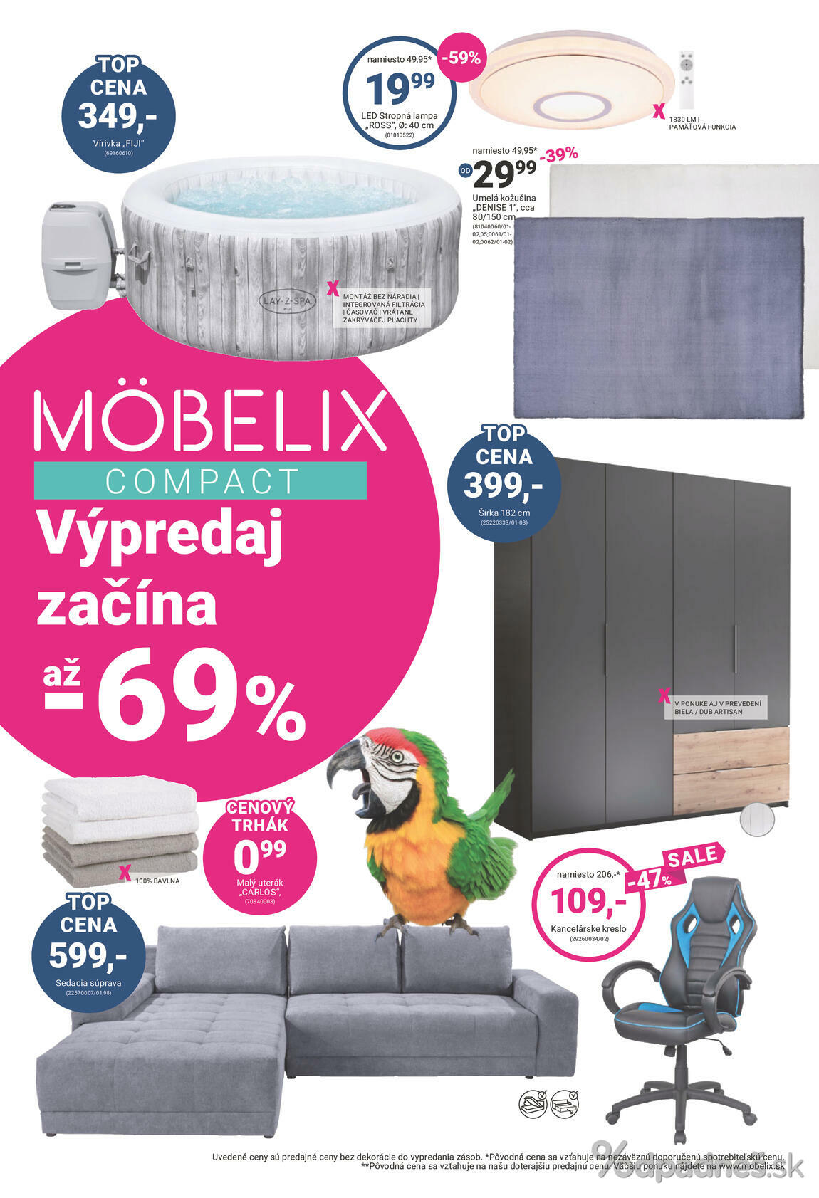 1. stránka Mobelix letáku