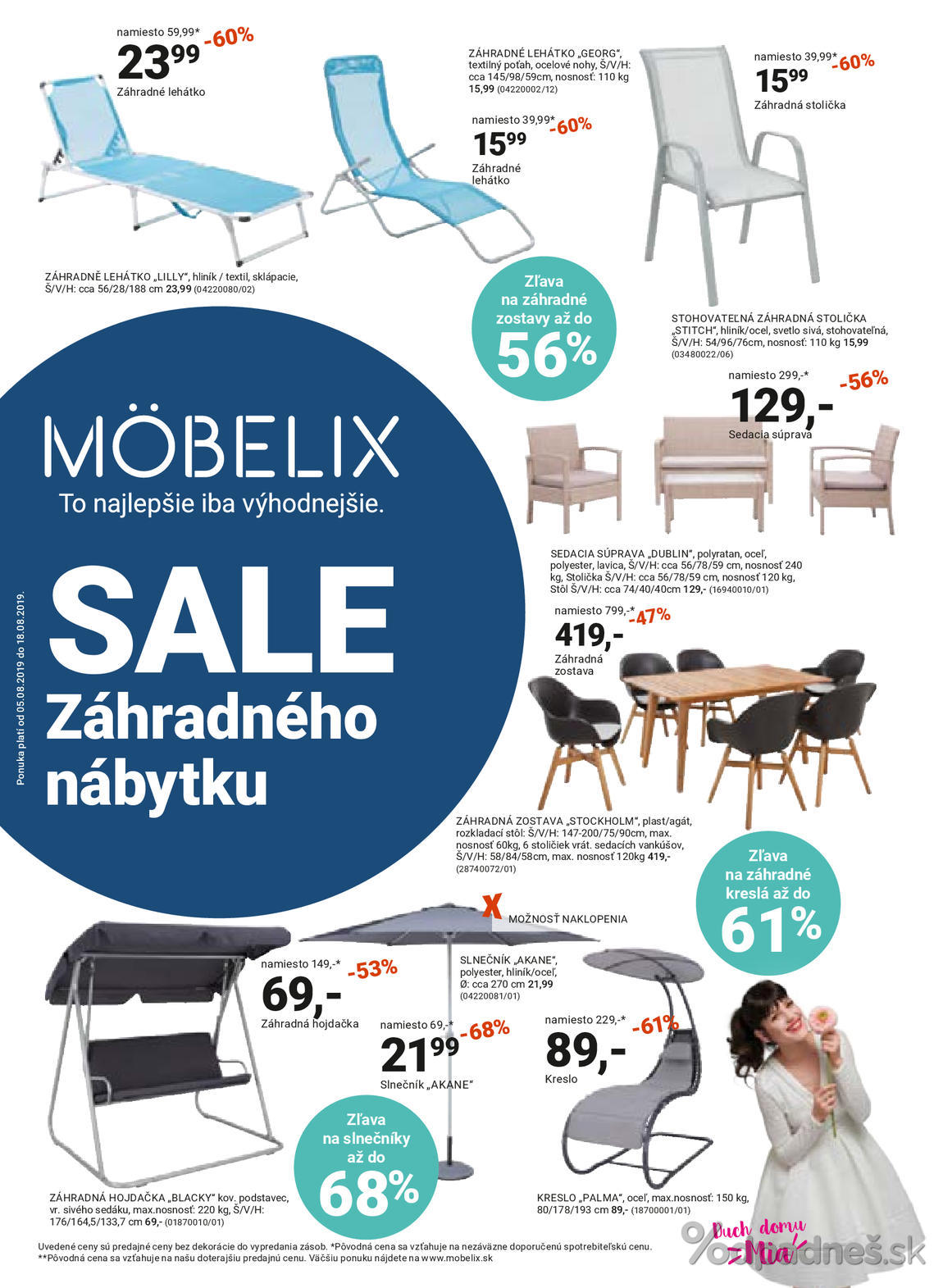 1. stránka Mobelix letáku